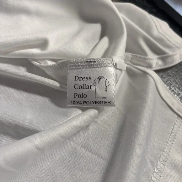 Collars And Co Polo Shirt Mens 3XL Relaxed White Office Wedding Event Business - Picture 5 of 6